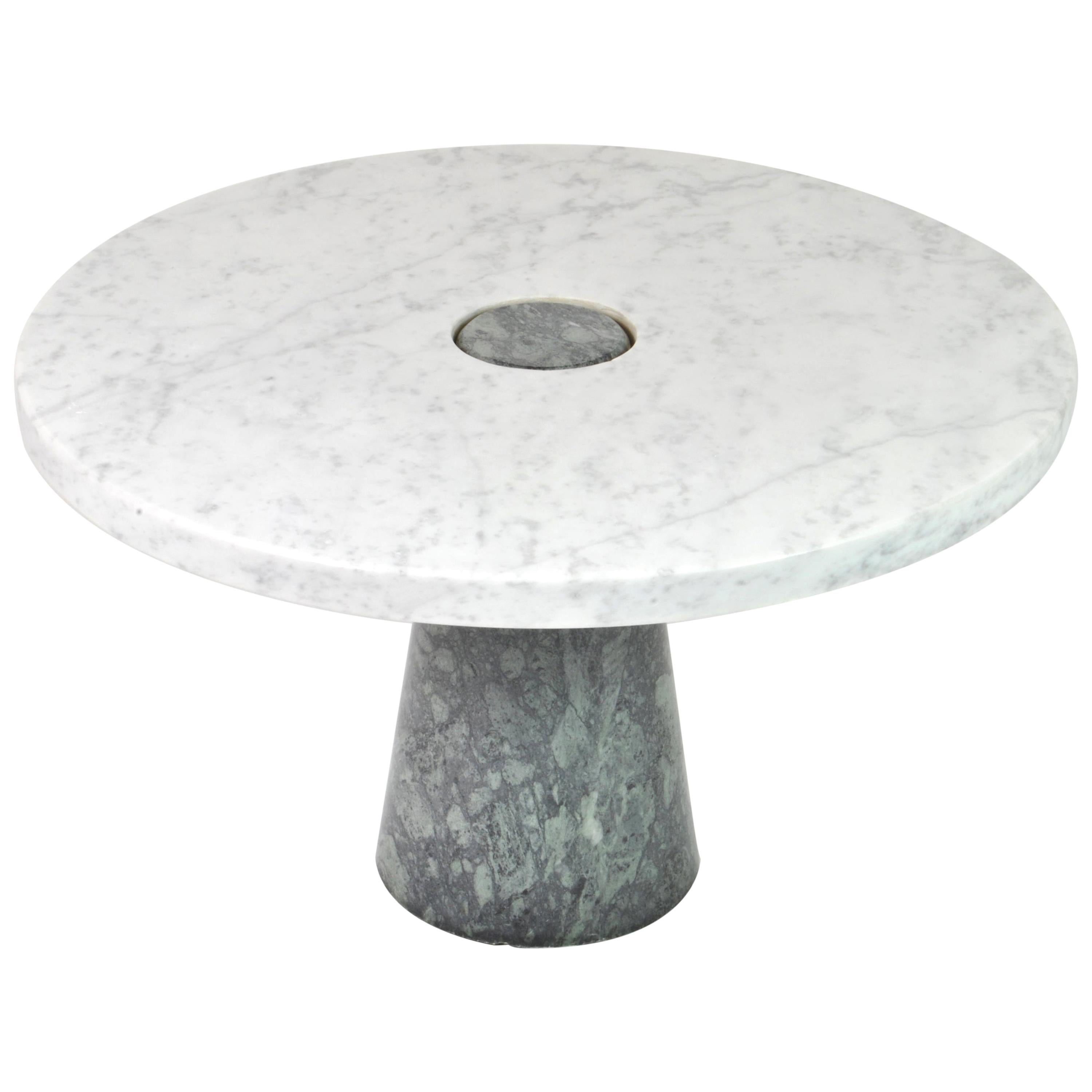 Rare Round Coffee Table, Design by Angelo Mangiarotti for Skipper, Italy, 1970 For Sale
