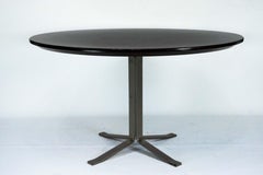 Rara Mesa redonda de Gianni Moscatelli para Formanova. Italia Años 70