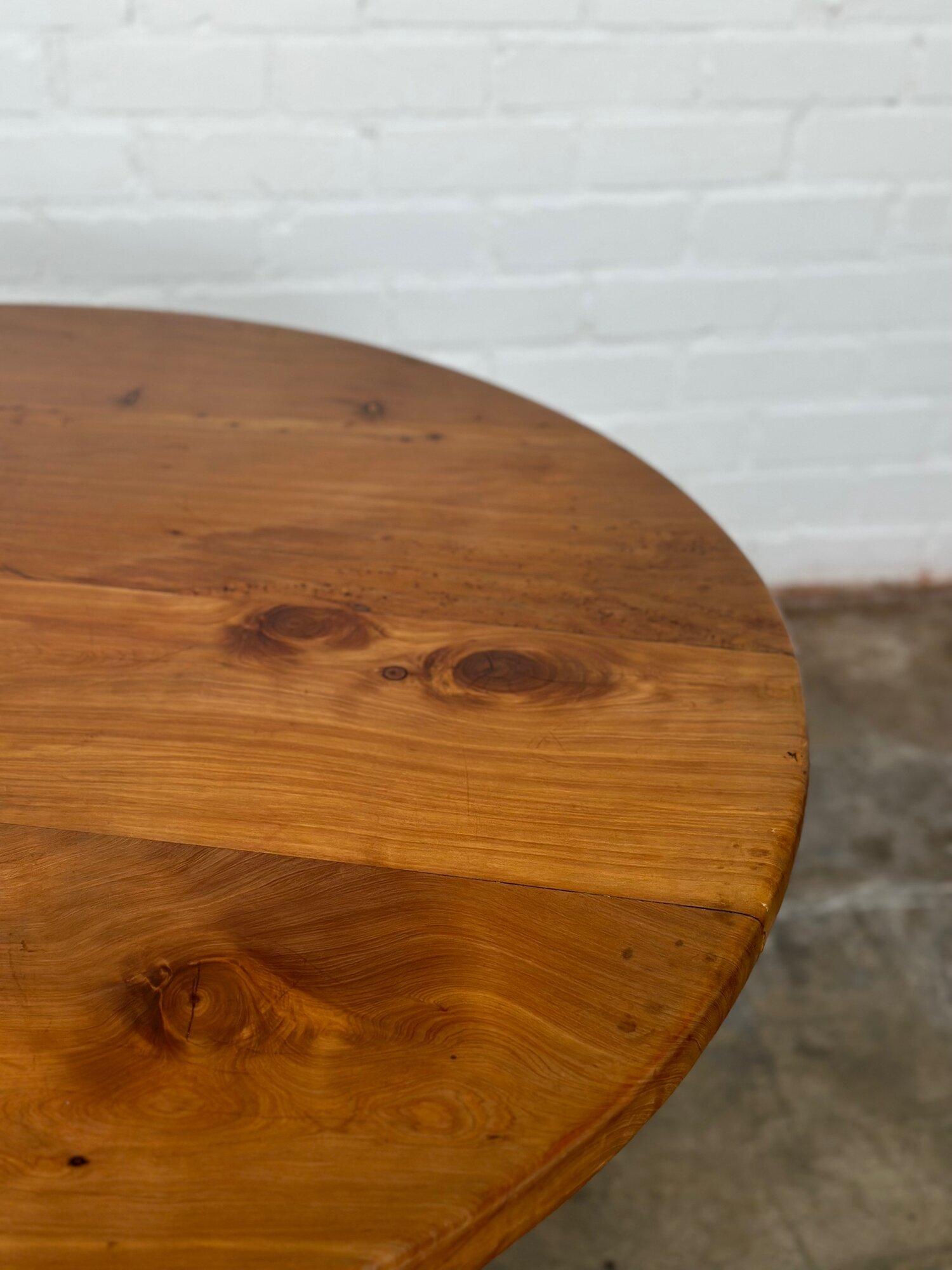 Driftwood Rare Round Tree Root Dining table For Sale