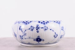 Rare Royal Copenhagen Blue Fluted Full Lace Sugar Bowl (1898-1923)