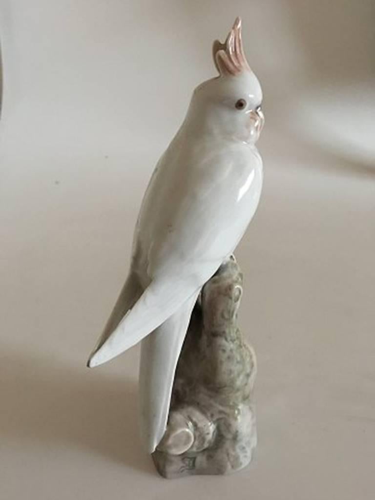 Danish Rare Royal Copenhagen Cockatoo Figurine #1479 For Sale