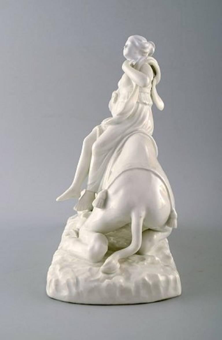 19th Century Rare Royal Copenhagen Continent Series, Africa, Blanc the Chine Figure