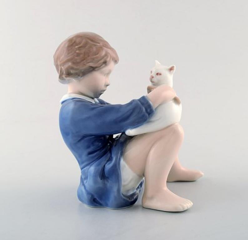 royal copenhagen cat figurines