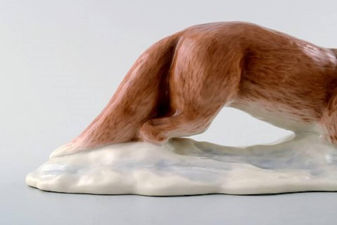 Rare Figure Royal Copenhagen:: Renard:: Design Harald Wiberg Décoration numéro 373 1