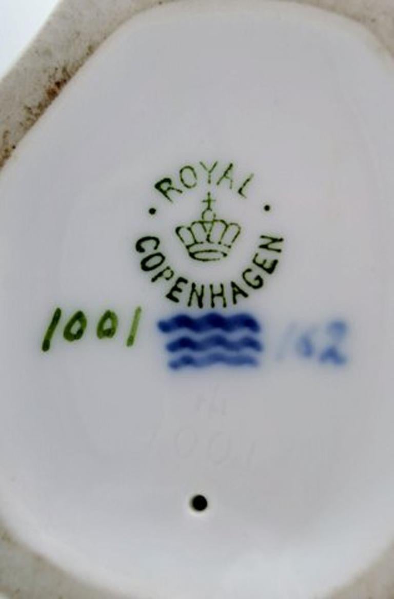 Rare Royal Copenhagen Porcelain Figurine Number 1001, Older Man For Sale 3