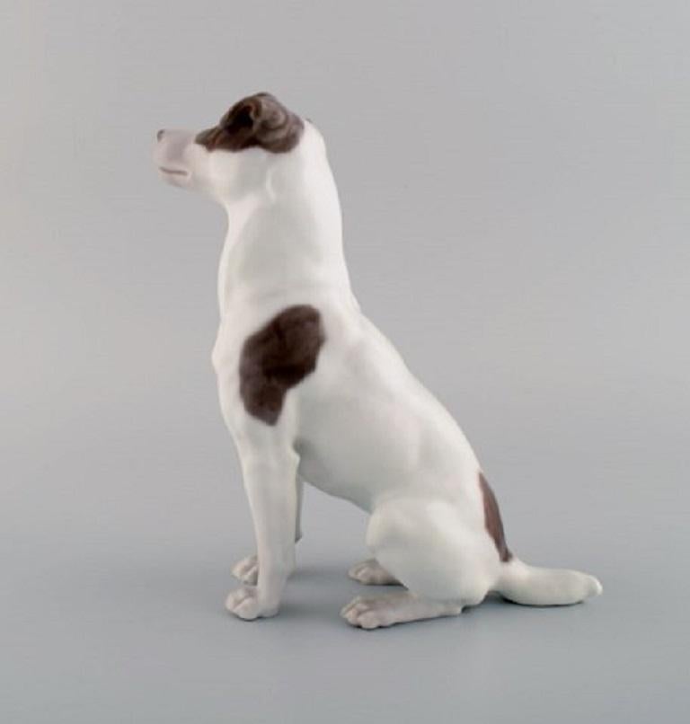 Danish Rare Royal Copenhagen Porcelain Figurine, Terrier