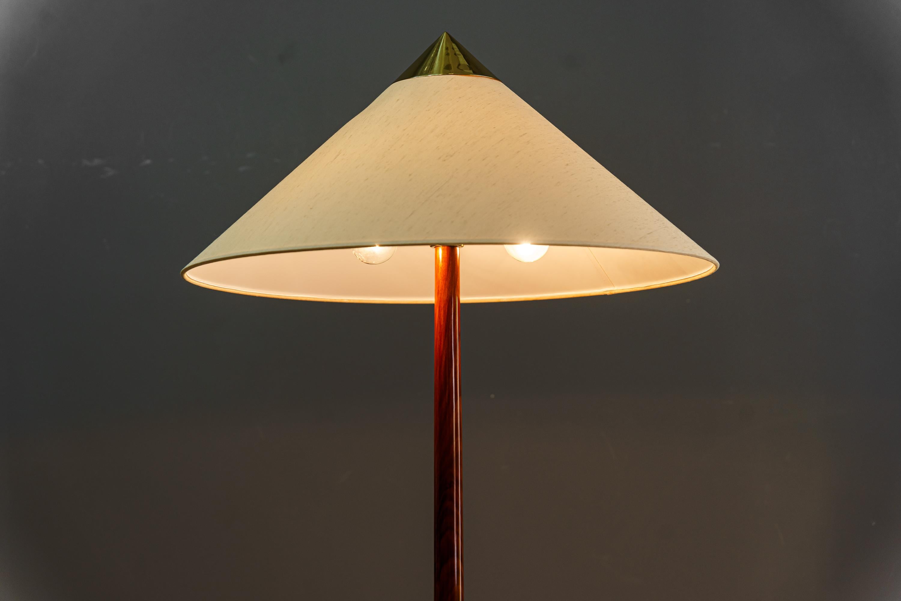 Rare Rupert Nikoll floor lamp vienna around 1950s For Sale 2