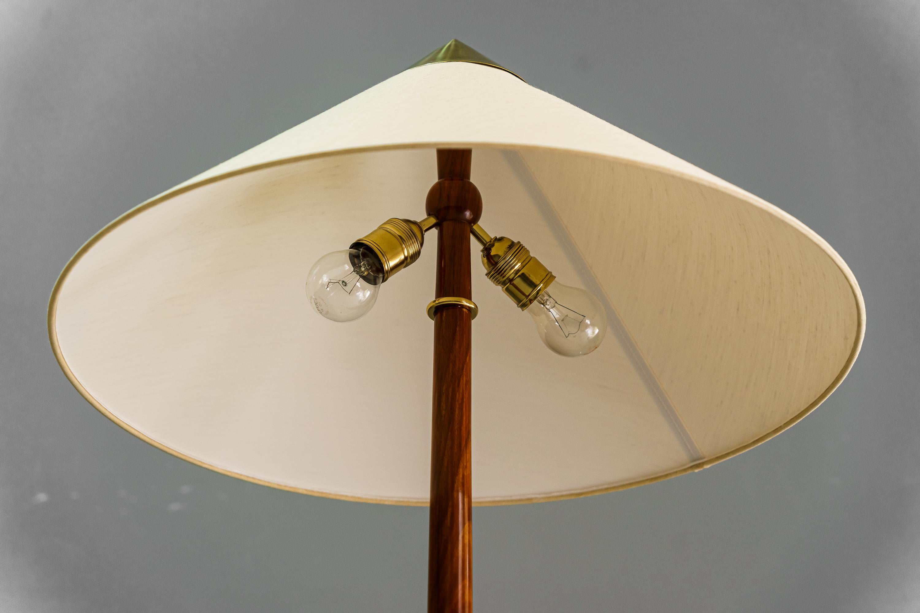 Mid-Century Modern Rare Rupert Nikoll floor lamp vienna around 1950s For Sale