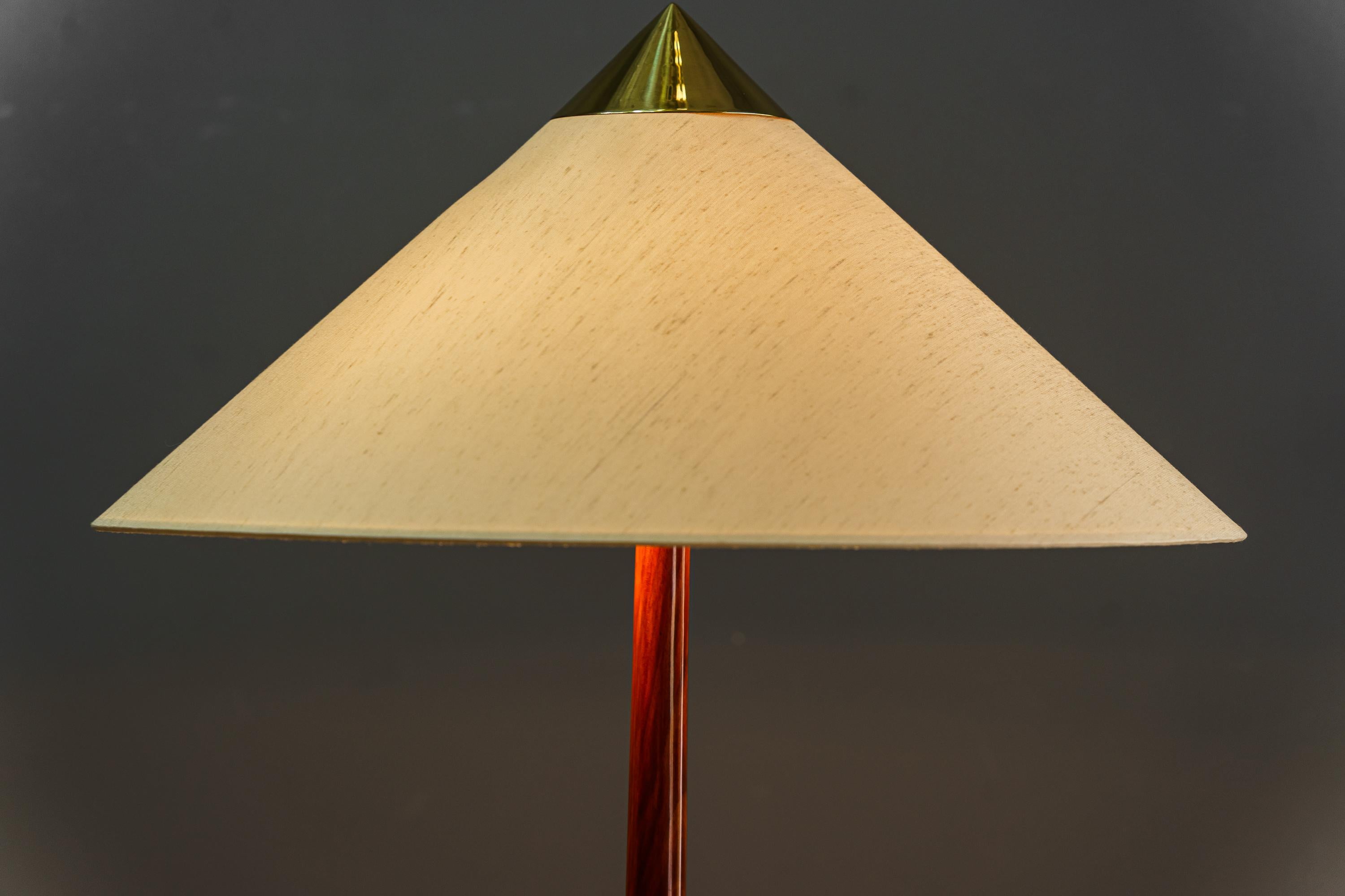 Mid-20th Century Rare Rupert Nikoll floor lamp vienna around 1950s For Sale