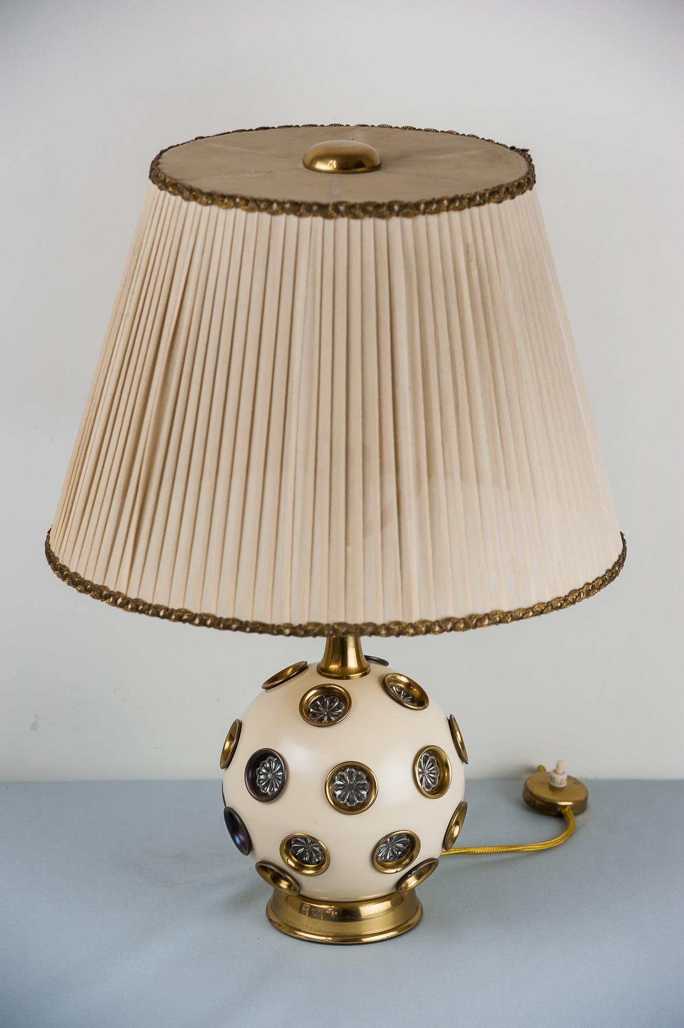 Brass Rare Rupert Nikoll Table Lamp, circa 1950s