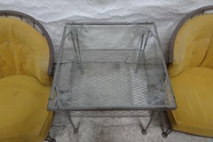 Rare Russel Woodard 1950`s  Lounge Chairs and Table