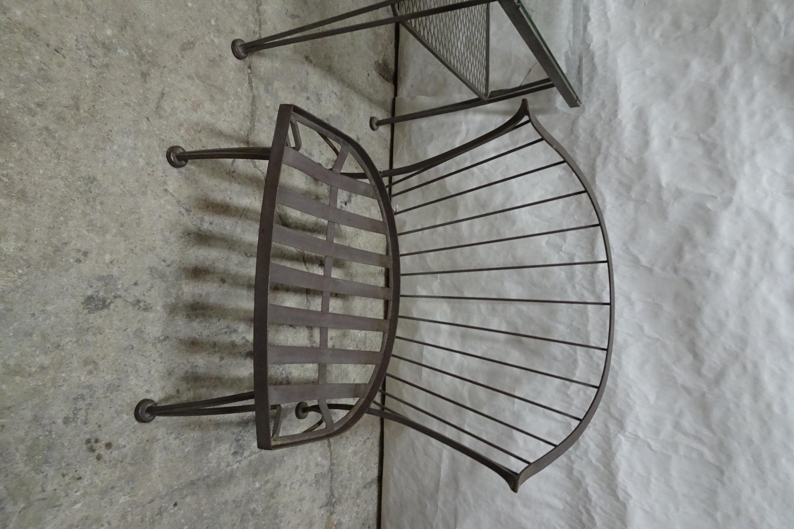 Rare Russel Woodard 1950`s  Lounge Chairs and Table For Sale 2