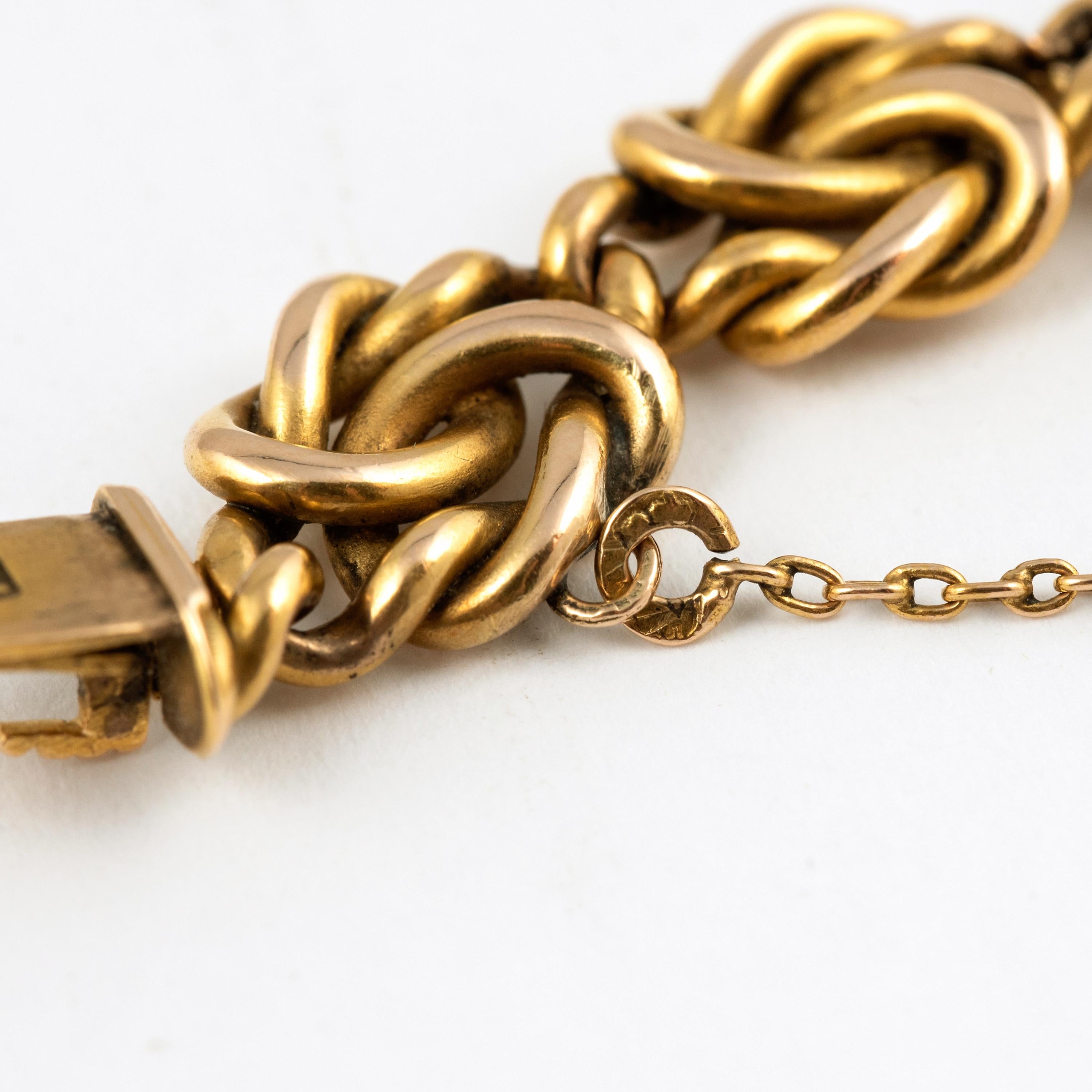 Cabochon Russian  Imperial-era Gold Sapphire Bracelet, St. Petersburg, circa 1900