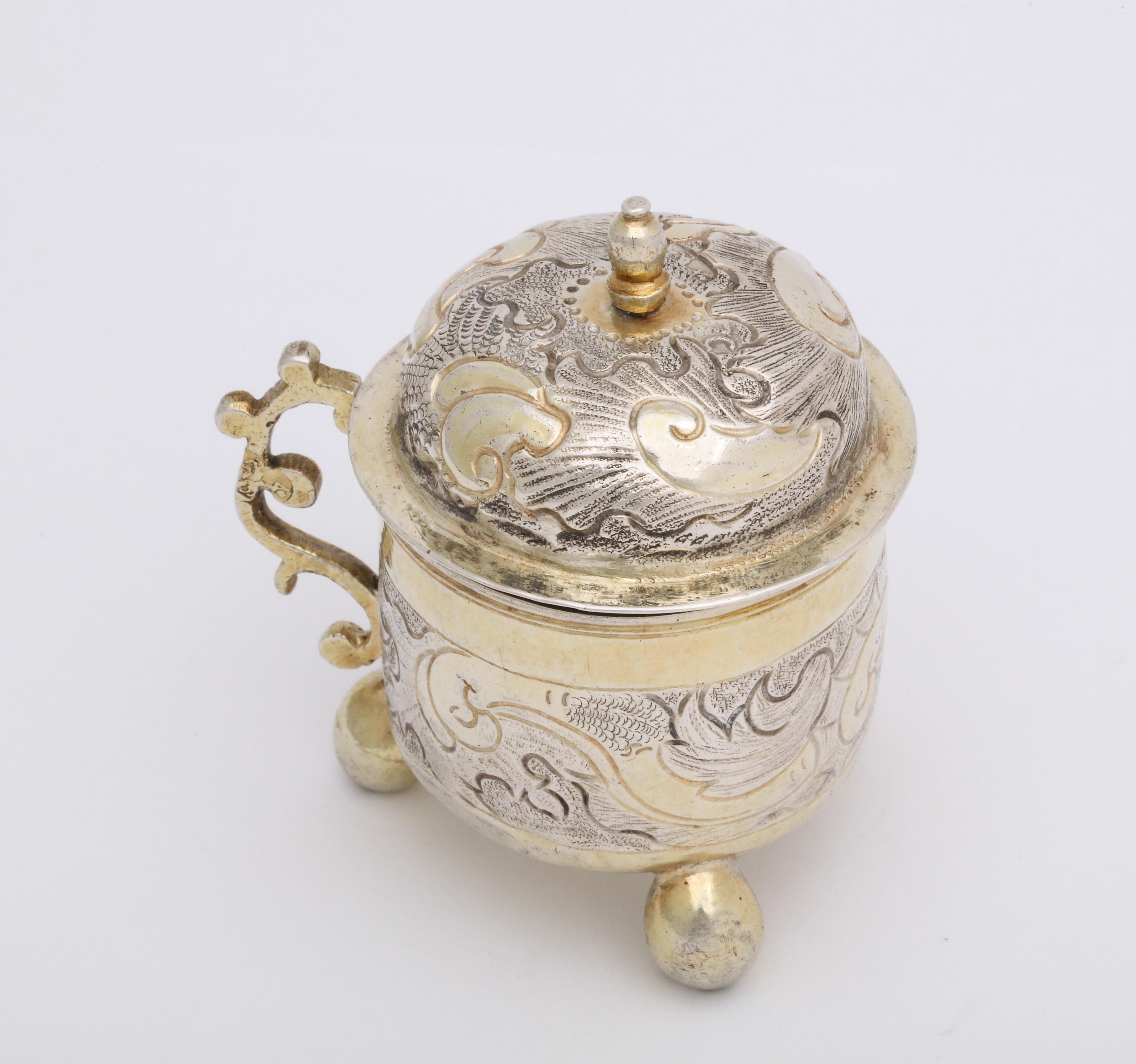 Russian Parcel-Gilt Silver Elizabeth I Covered Cup by Serebrianikov circa 1750 For Sale 9