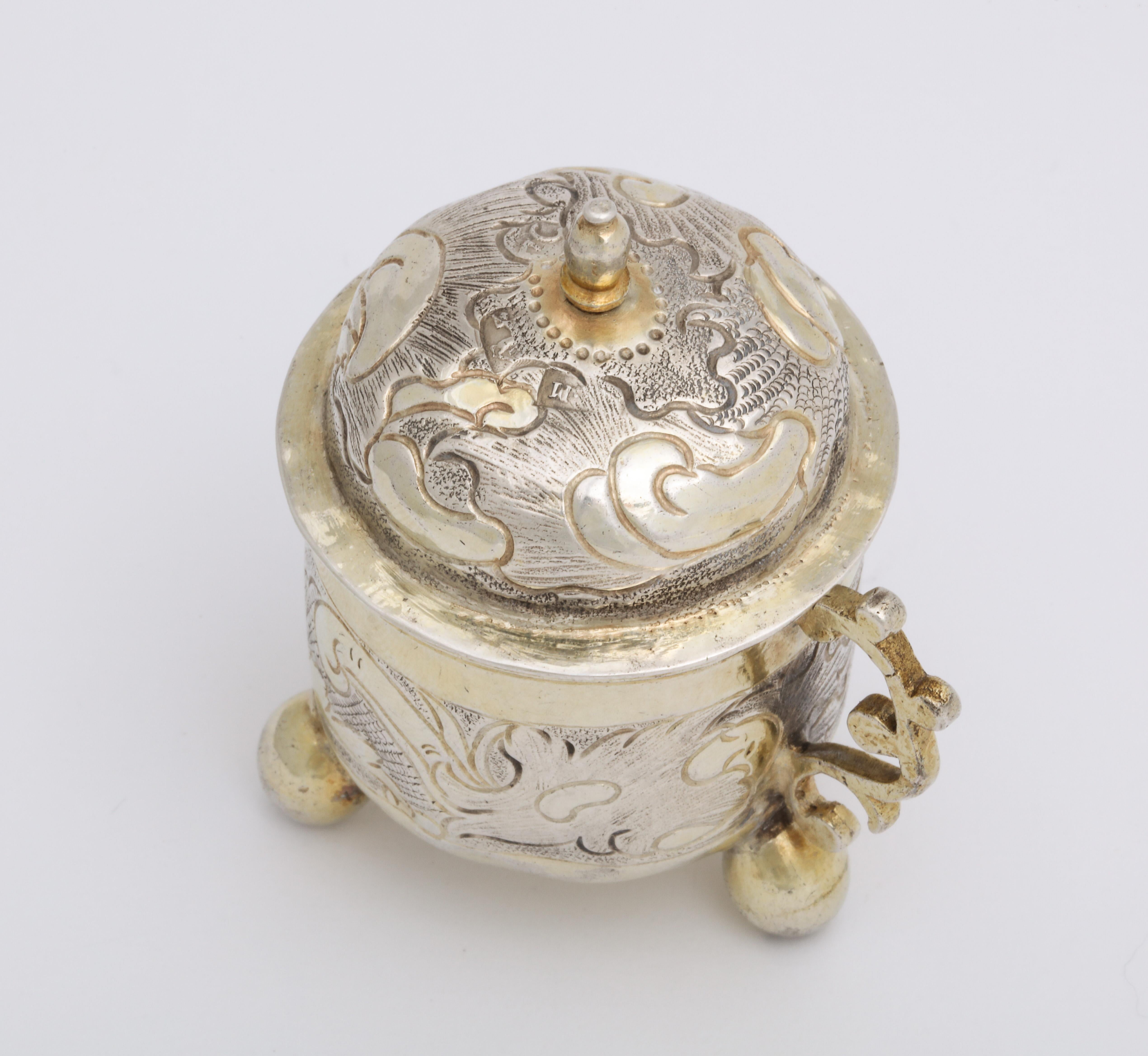 Russian Parcel-Gilt Silver Elizabeth I Covered Cup by Serebrianikov circa 1750 For Sale 10