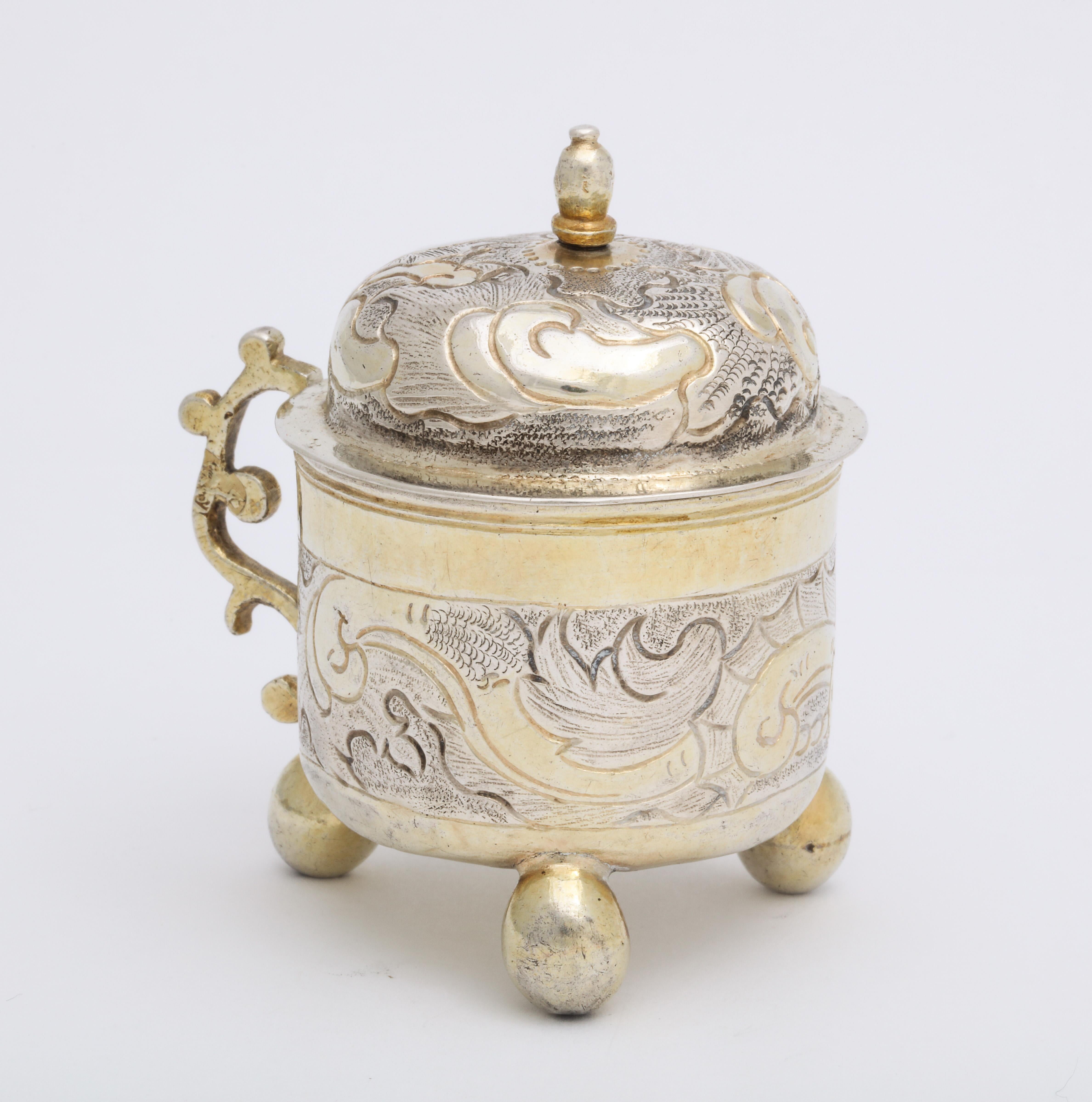 Russian Empire Russian Parcel-Gilt Silver Elizabeth I Covered Cup by Serebrianikov circa 1750 For Sale