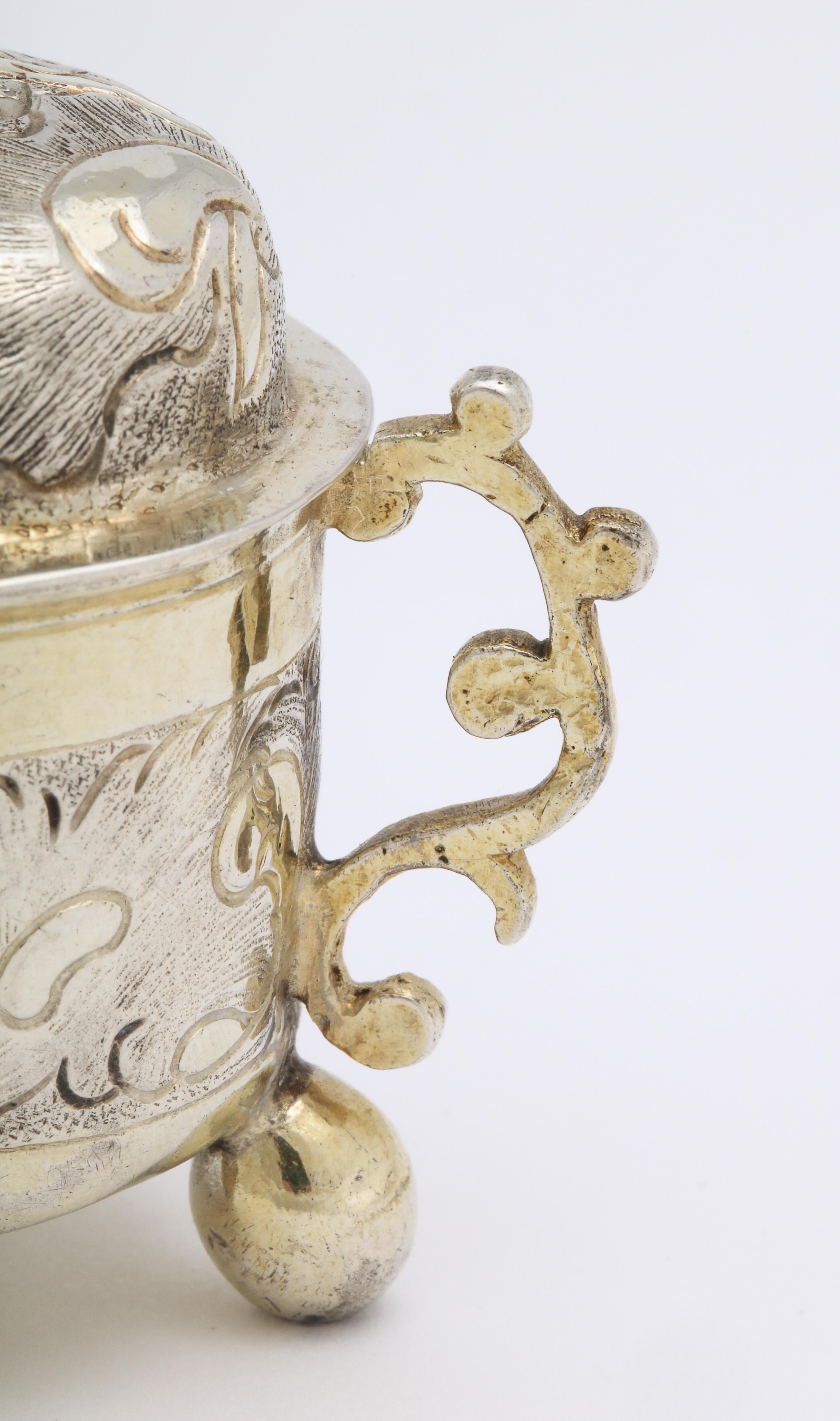 Russian Parcel-Gilt Silver Elizabeth I Covered Cup by Serebrianikov circa 1750 For Sale 3