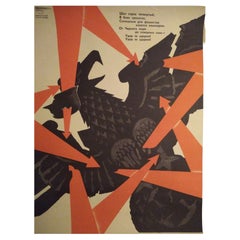 Rare Original Russian Propaganda poster 1945