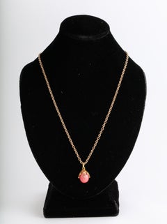 Russian Gold and Diamond Egg Pendant by Köchli, circa 1900