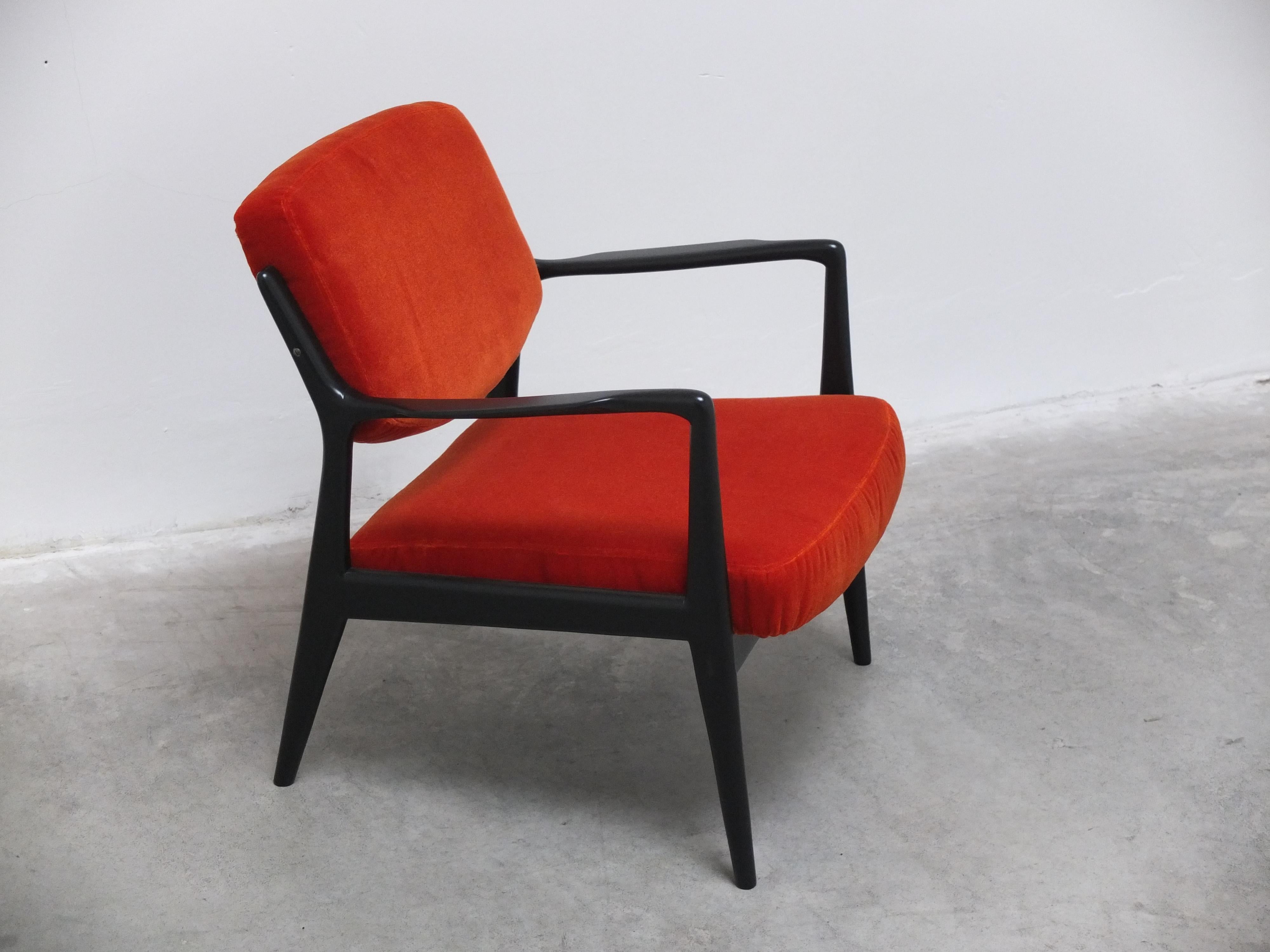 Belgian Rare 'S9' Lounge Chair by  Alfred Hendrickx for Belform, 1950s For Sale
