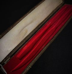 Rare Sabatier Trumpet Stainless Steel Cutlery Set in Box – 3 Pieces - 2Y383