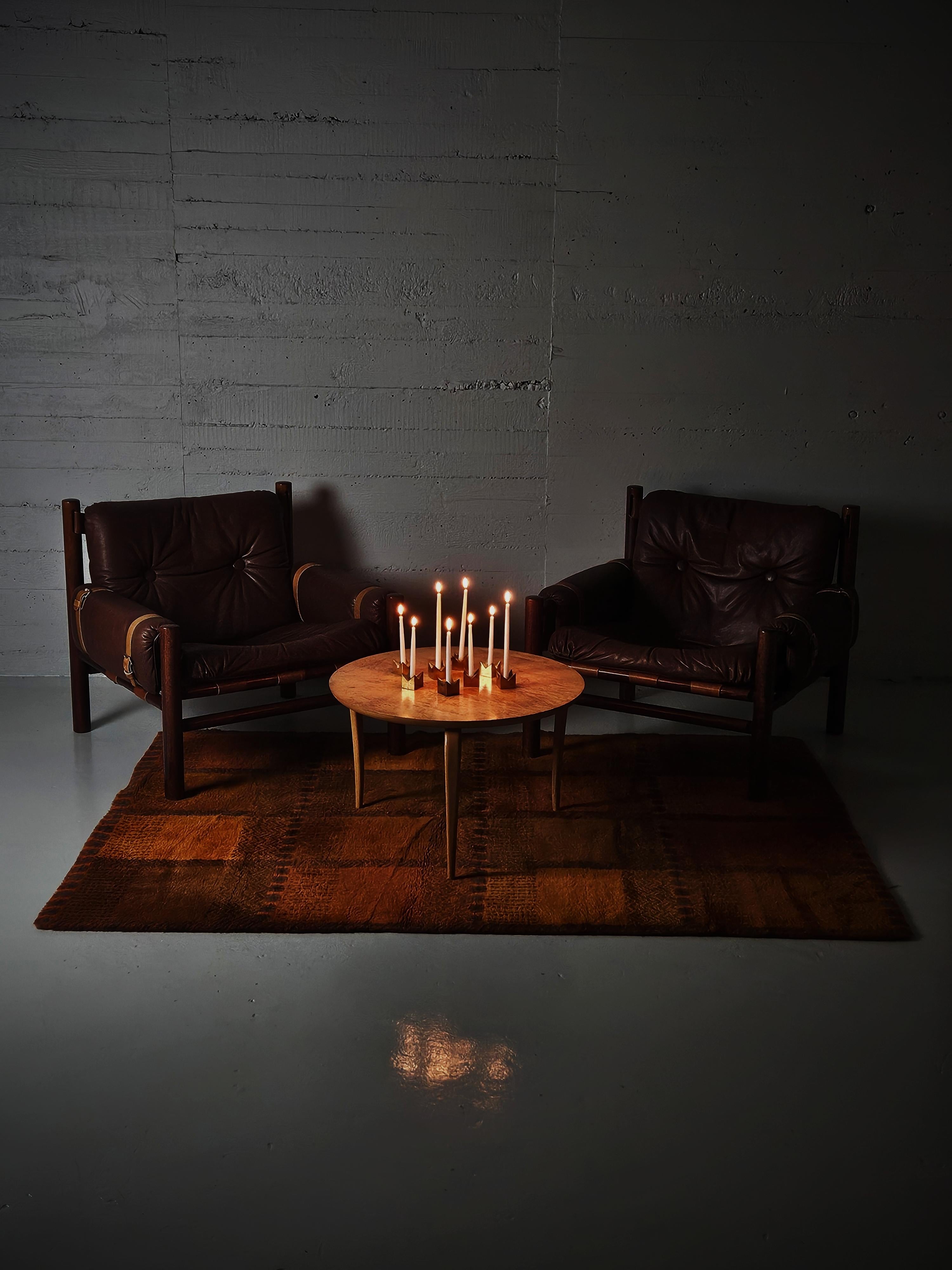 Rare fauteuil de salon safari d'Ivar Opsvik, Bruksbo, Norvège, 1970 en vente 3