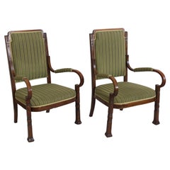 Antique Rare Salon Armchairs Nr. 14 by Thonet, Set of Two