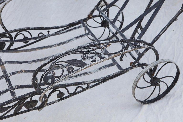 Rare Salterini Della Robbia Collection Wrought Iron Lounge Chair, No 2