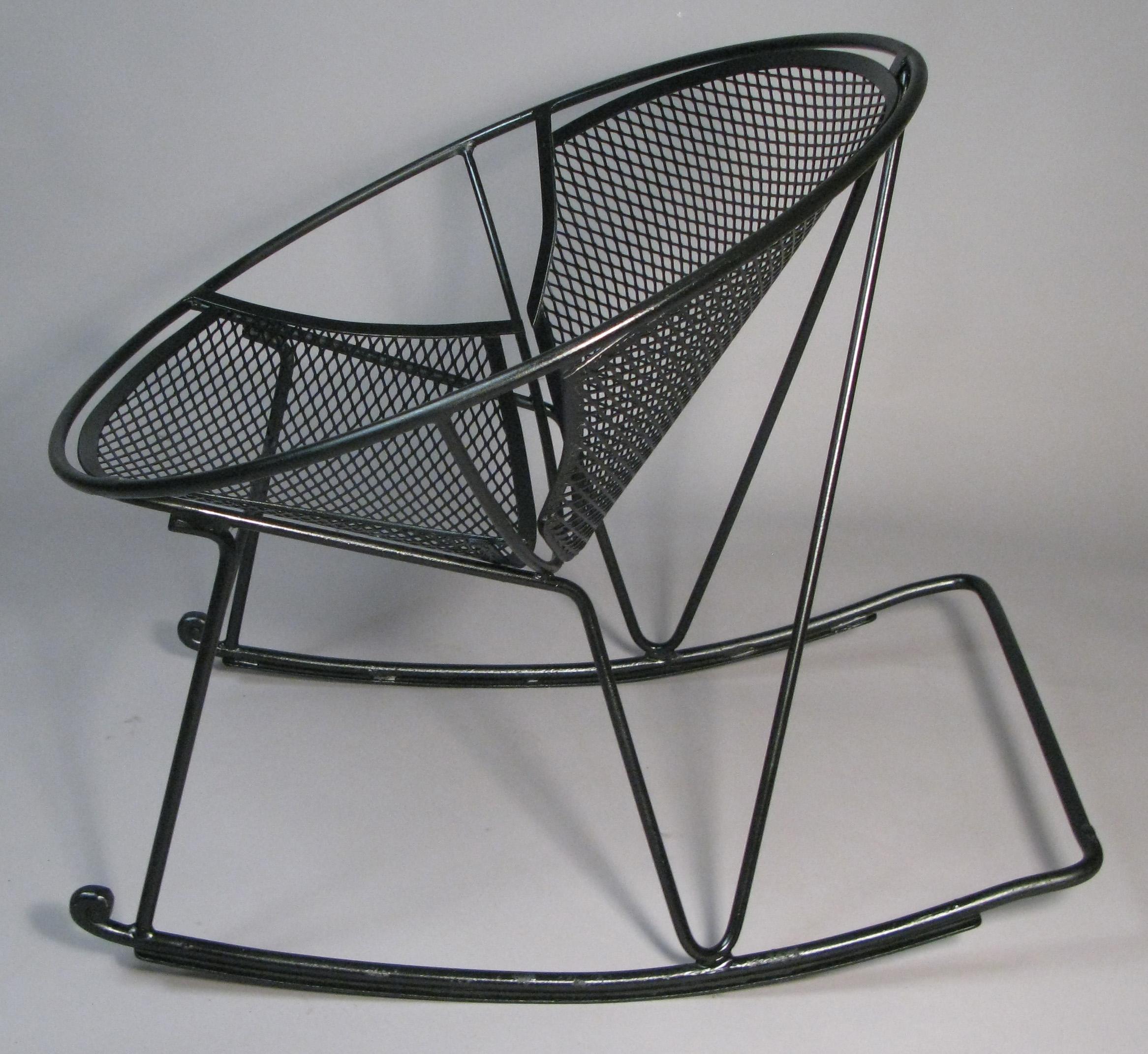 wrought iron rocking patio chairs