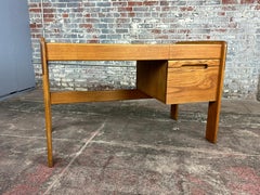 Rare Smaller Version of the Oak Desk by Lou Hodges California Design Group