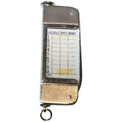 Rare Sampson Mordan & Asprey 9-Carat Gold 18 Hole Gold Tool Telescopic Pencil