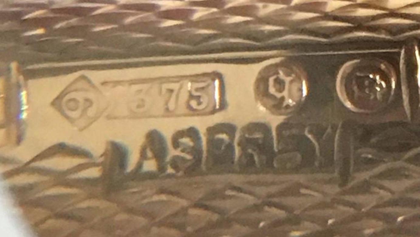 Hand-Crafted Rare Sampson Mordan & Asprey 9-Carat Gold 18 Hole Gold Tool Telescopic Pencil For Sale
