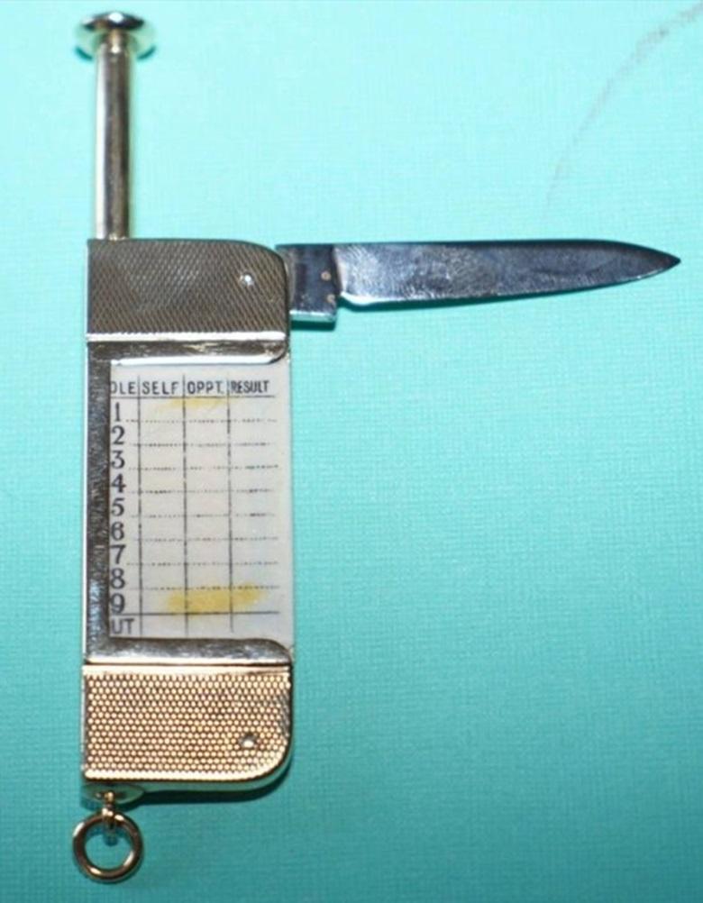 Rare Sampson Mordan & Asprey 9-Carat Gold 18 Hole Gold Tool Telescopic Pencil In Good Condition For Sale In West Sussex, Pulborough