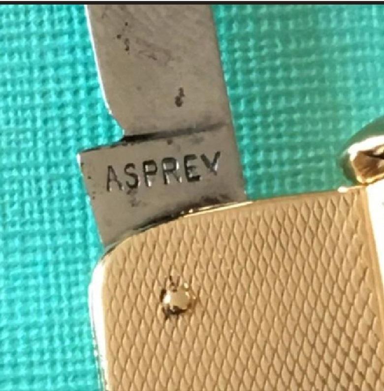 19th Century Rare Sampson Mordan & Asprey 9-Carat Gold 18 Hole Gold Tool Telescopic Pencil For Sale
