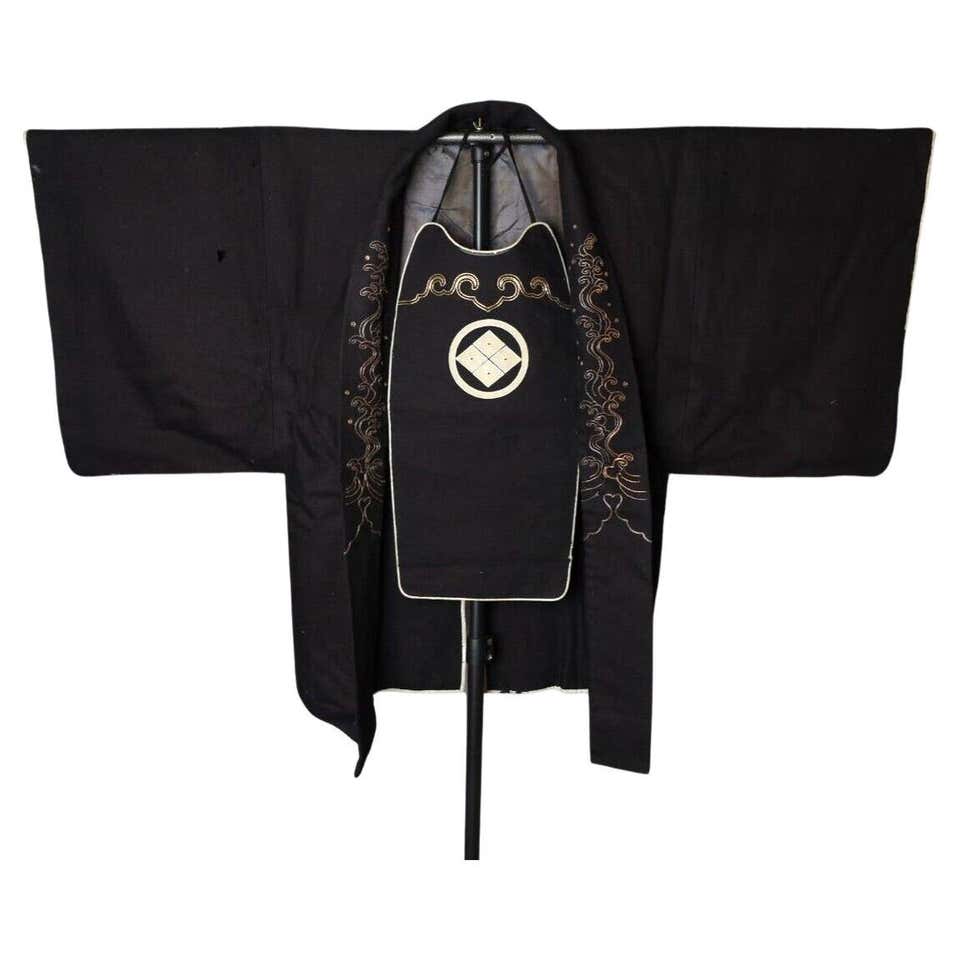 Open Samurai Robe Edo Period Kamishima Official Samurai Dress Waist For Sale at 1stDibs