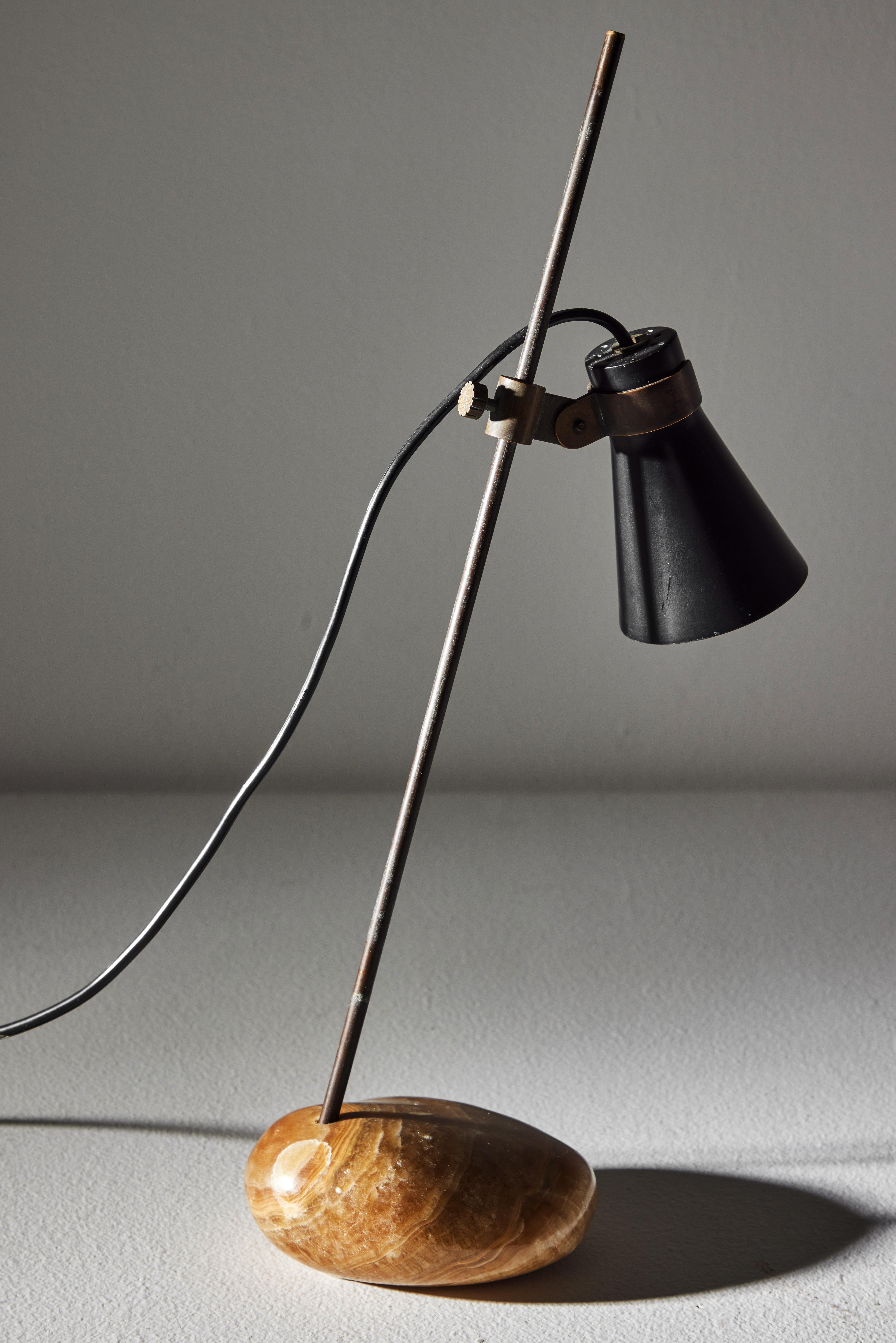 Rare Sasso Table Lamp by Luigi Caccia Dominioni for Azucena In Good Condition For Sale In Los Angeles, CA