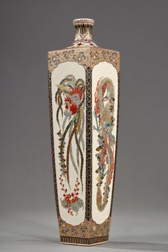 Rare satsuma vase from the Meiji Period, Japan
