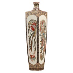 Rare satsuma vase from the Meiji Period, Japan 