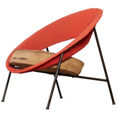 Rare fauteuil Saturne de Geneviève Dangles et Christian Defrance:: France:: années 1950