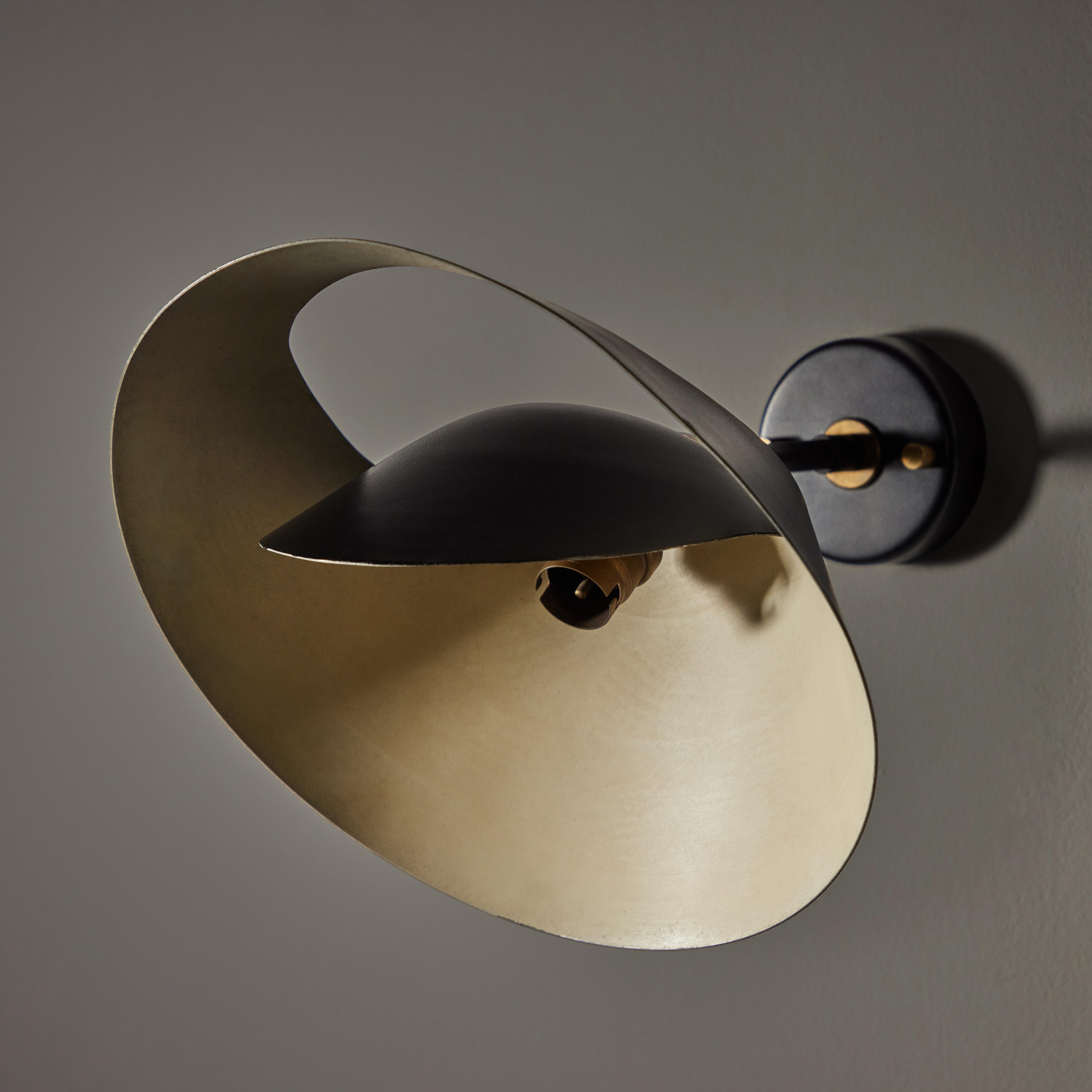 Rare Saturne Sconces by Serge Mouille For Sale 1