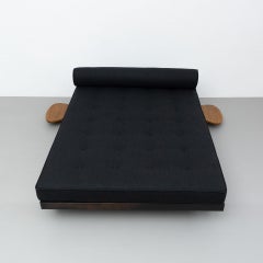 Rare S.C.A.L. Double Daybed by Jean Prouvé, circa 1950