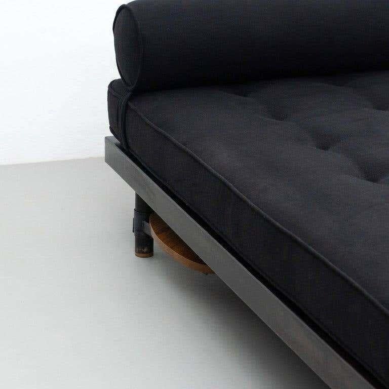 Mid-Century Modern Rare S.C.A.L. Double Daybed by Jean Prouvé, circa 1950 For Sale