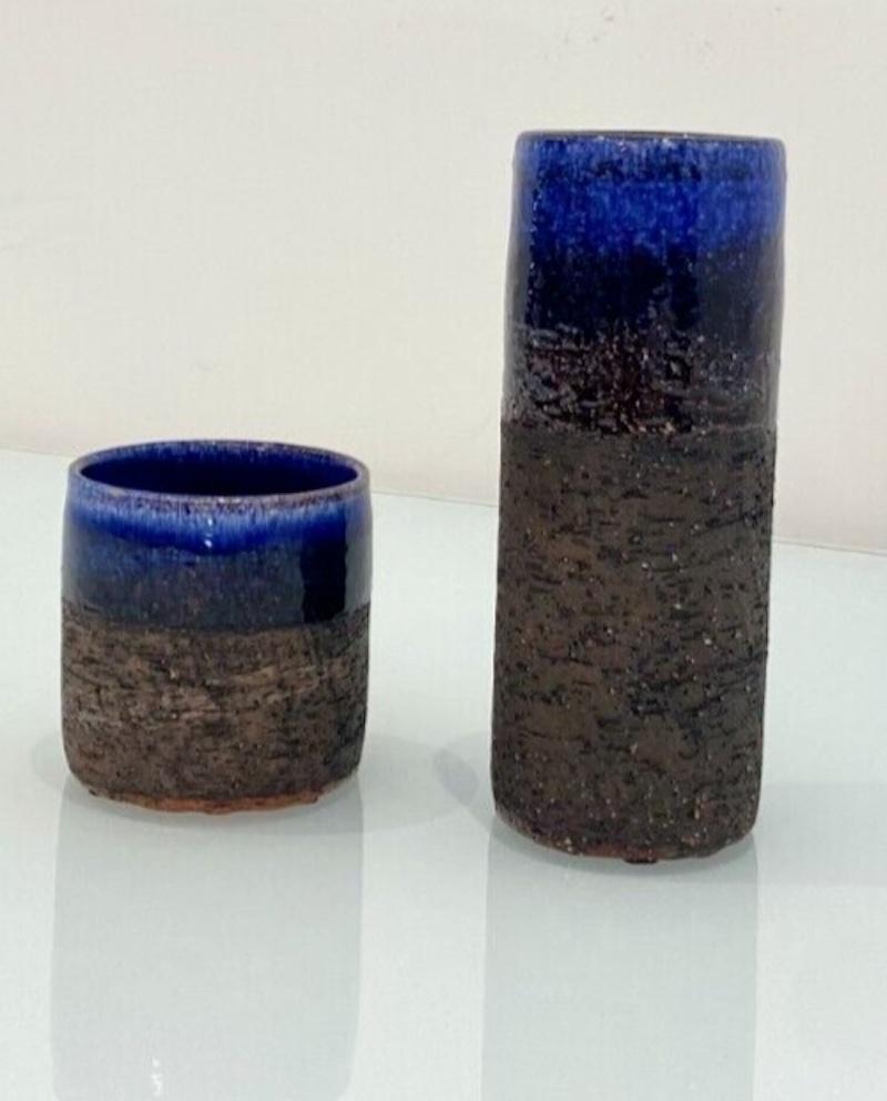 Mid-Century Modern Rare vase scandinave par Gustav et Ulla Kraitz, 1970 en vente