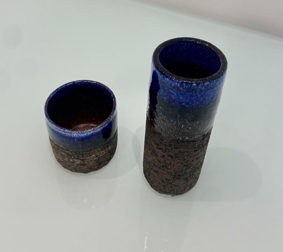 Scandinave Rare vase scandinave par Gustav et Ulla Kraitz, 1970 en vente