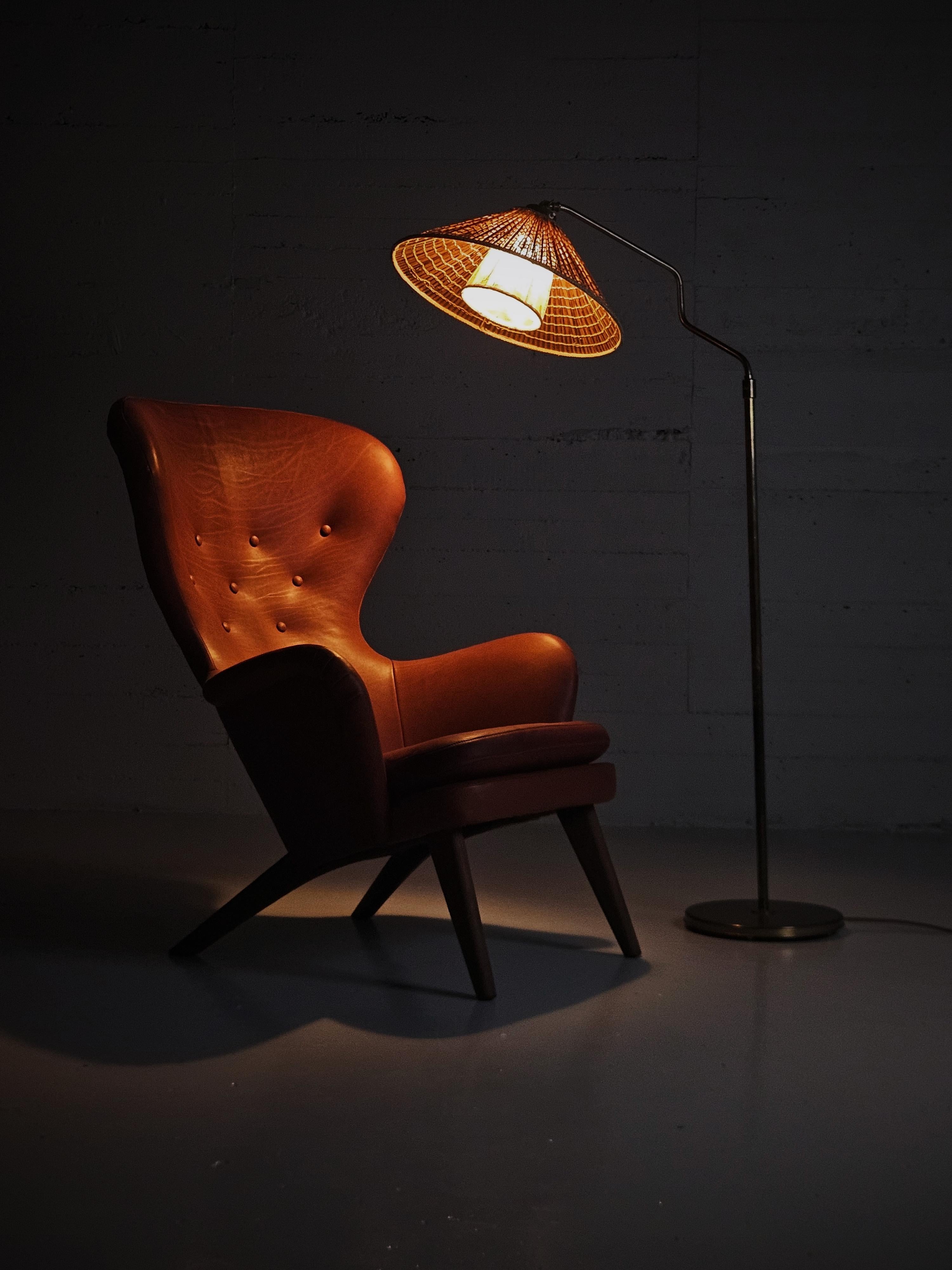 Rare Scandinavian lounge chair 'Siesta' by Gustaf Hiort af Ornäs, Finland, 1950s For Sale 2