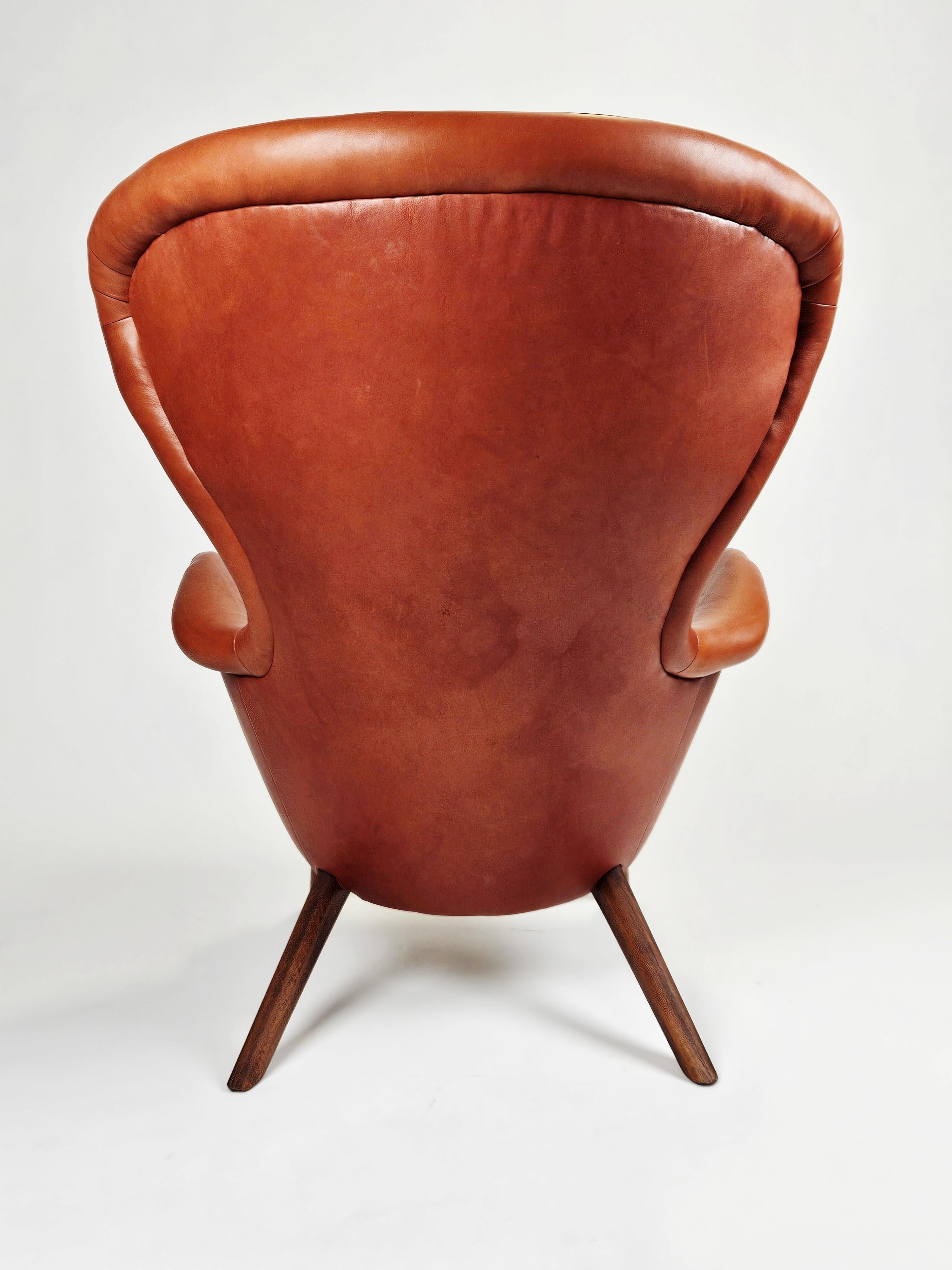 Seltener skandinavischer Sessel 'Siesta' von Gustaf Hiort af Ornäs, Finnland, 1950er Jahre (20. Jahrhundert) im Angebot