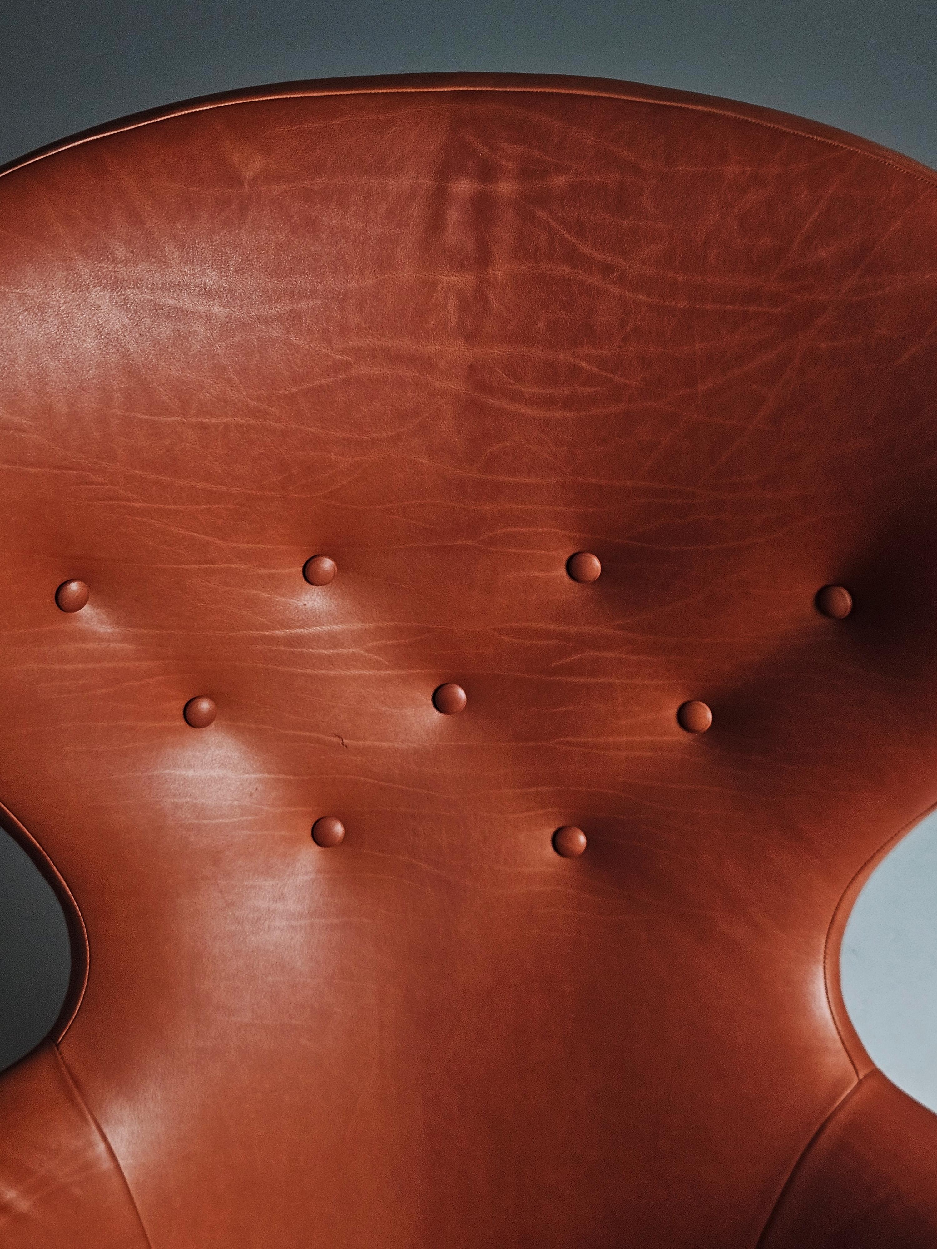 20th Century Rare Scandinavian lounge chair 'Siesta' by Gustaf Hiort af Ornäs, Finland, 1950s For Sale