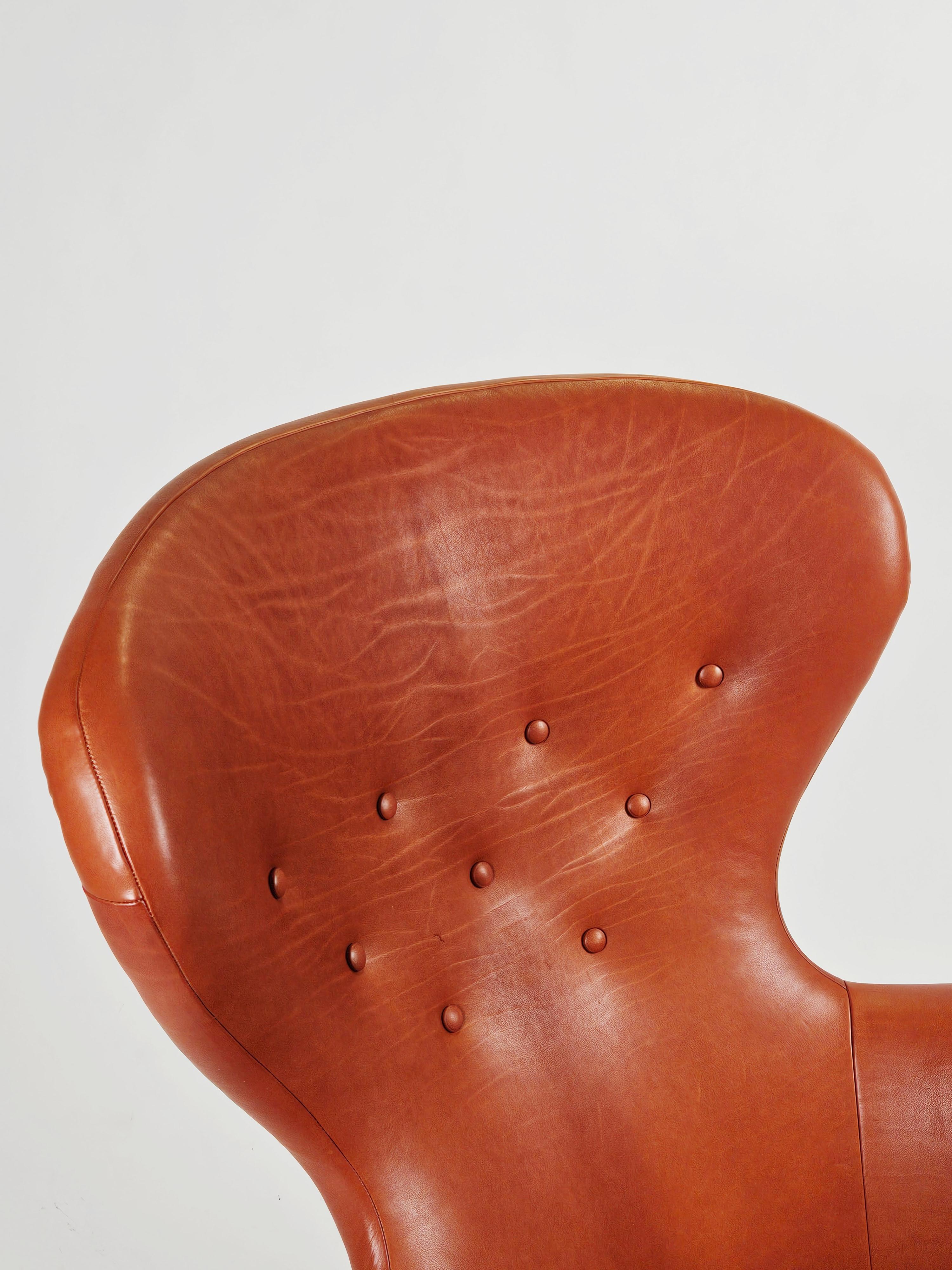 Rare Scandinavian lounge chair 'Siesta' by Gustaf Hiort af Ornäs, Finland, 1950s For Sale 1