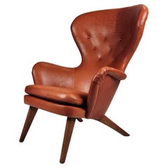 Rare Scandinavian lounge chair 'Siesta' by Gustaf Hiort af Ornäs, Finland, 1950s