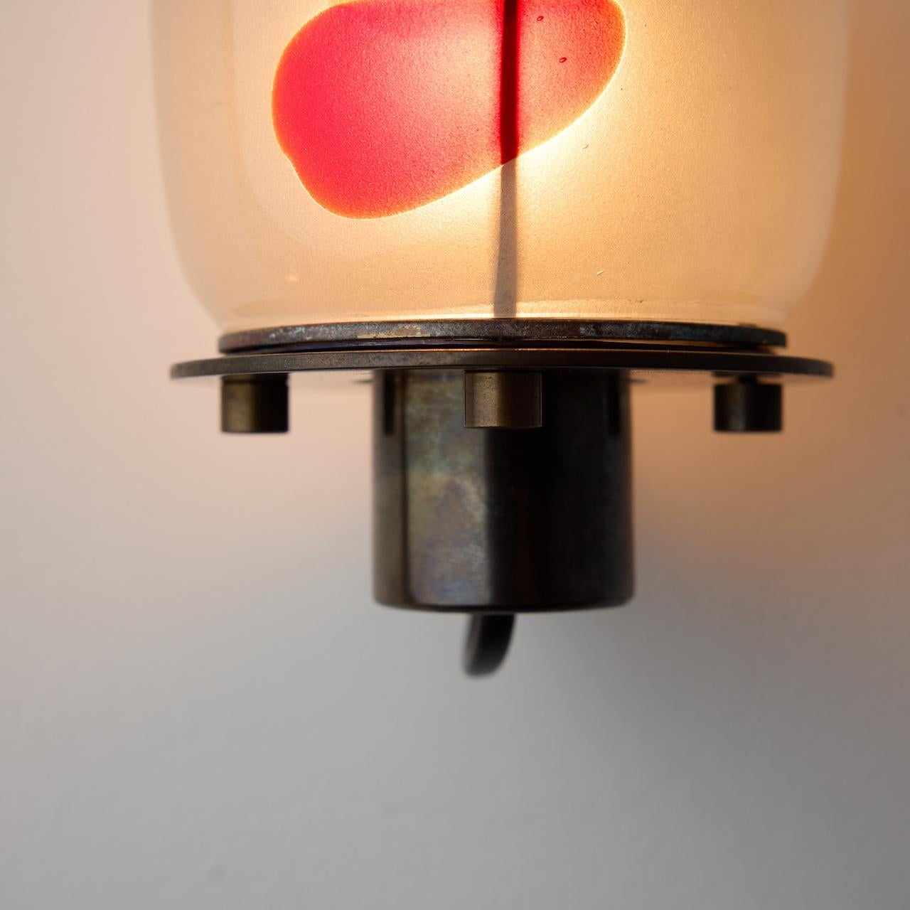 Mid-Century Modern Two Rare Sconces by Paolo Venini For Sale